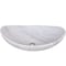 Novatto Carrera White Marble Slipper Vessel Sink and Matte Black Umbrella Drain NOSV-CWSMB - alternate 2